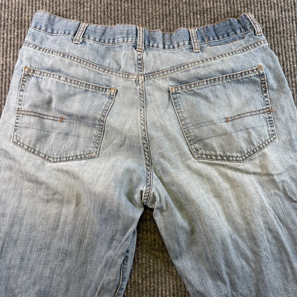 Calvin Klein Jeans Mens‎ 36x33 Light Wash 100% Cotton Denim Straight Fit